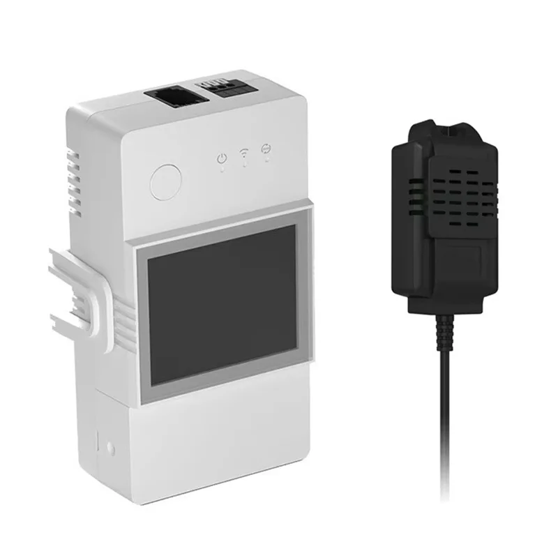 New-TH Elite 20A Smart Temperature Humidity Monitoring Switch LCD Screen Smart Home Automation Modules