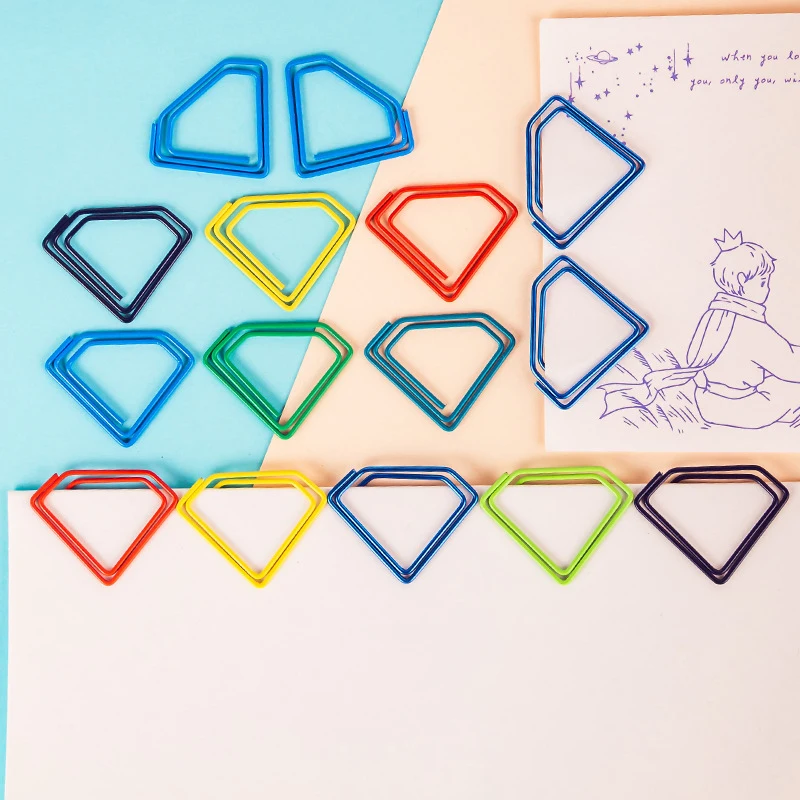 10/100PCS Paperclips With Musical Notes Office Supplies Animal Paperclips Duck Paperclips Irregularly Shaped Colorful Paperclips