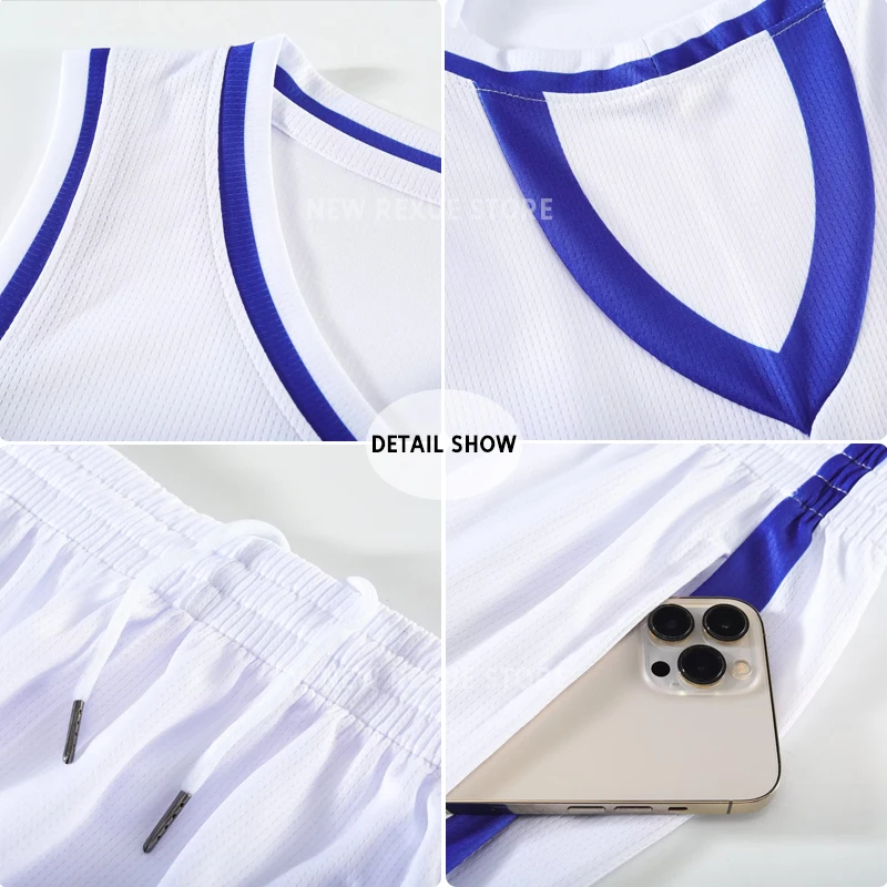 Customize Adult Children Basketball Sport Shirts Blank Basketball Uniforms Breathable Training Team Professional Match Jersey