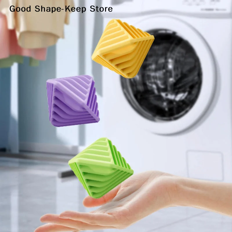 Magic Laundry Balls Reusable Washing Machine And Dryer Balls for Stain Removal Prevent Tangles Minimize Static