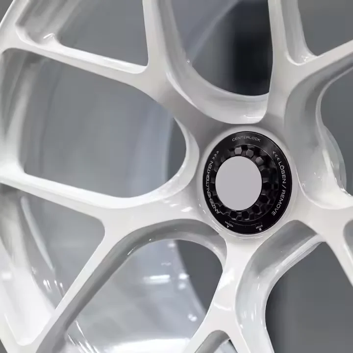 جنوط عجلات من خليط معدني أبيض مقعر عميق نمط رياضي جديد مع عجلات أحادية الكتلة مزورة 20/25/30/40 مللي متر ET 5x112 5x120 PCD #3