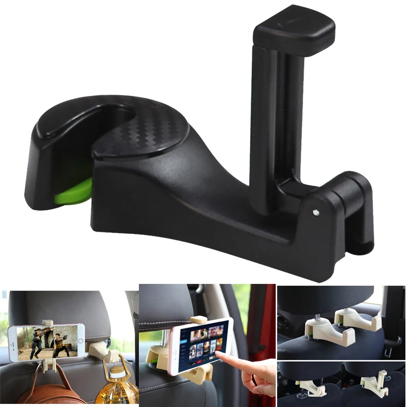 Clips para respaldo de asiento de coche, ganchos para Renault Duster Sandero Kwid Logan Clio Captur Laguna Scenic 2016 2017 2018