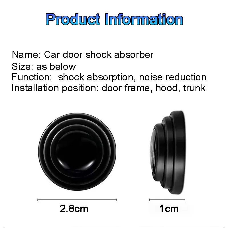 8pcs,car accessories door shock pad,car trunk sound insulation pad,for Chery Omoda 5 Jaecoo J7 Tiggo 7 8 Omoda E5 C5 EV