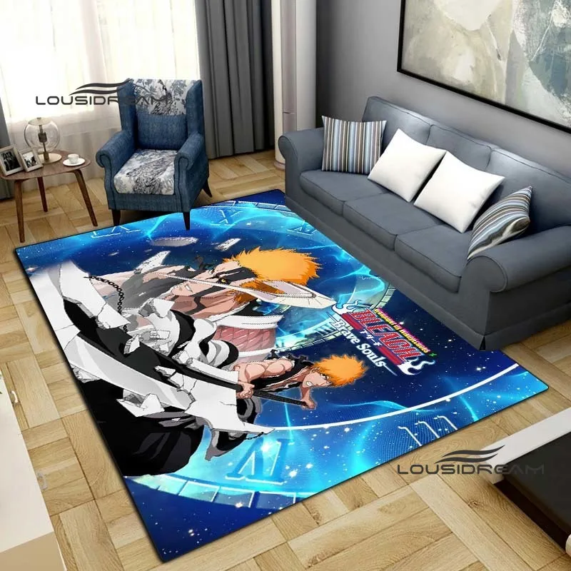 

Anime BLEACH Carpets and Rug 3D printing classic Cartoon Living room Bedroom Large area soft rug Home Children's room floor Mat