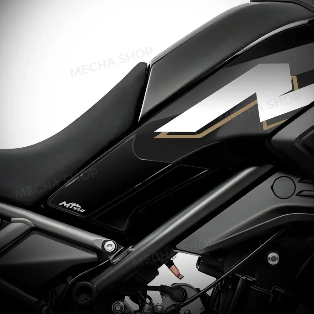 Motorcycle Accessories 3D Gel Tank Cap Paint Protection Stickers Kit For CFMoto 450MT 450 MT 2026