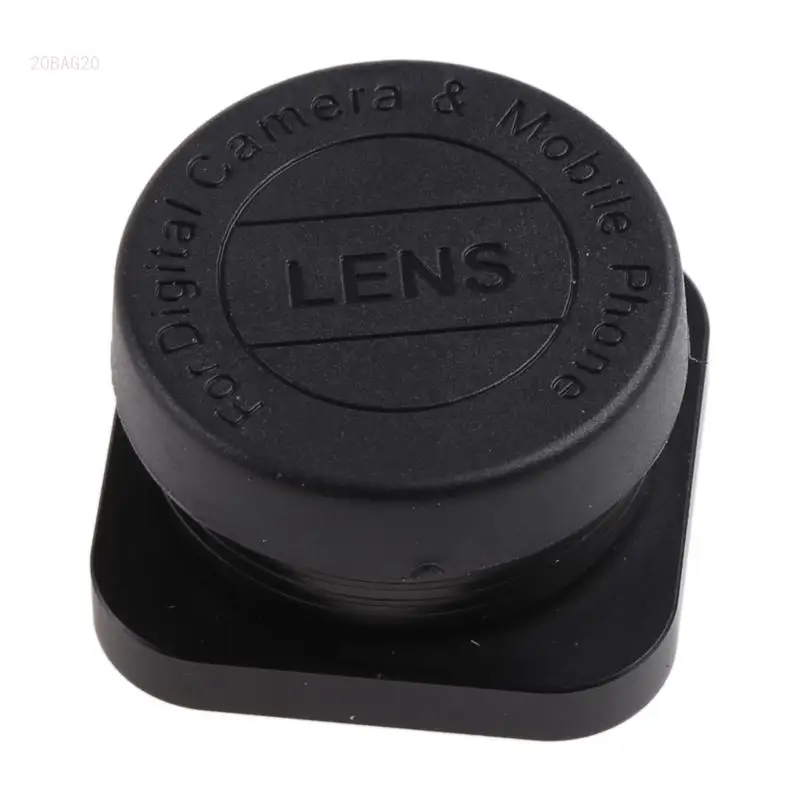 15X Macro Camera Lens/Fisheye Lens 4K High Defination Optical Glass Lens Vlog Accessories Designed for Hero 10/9 Black