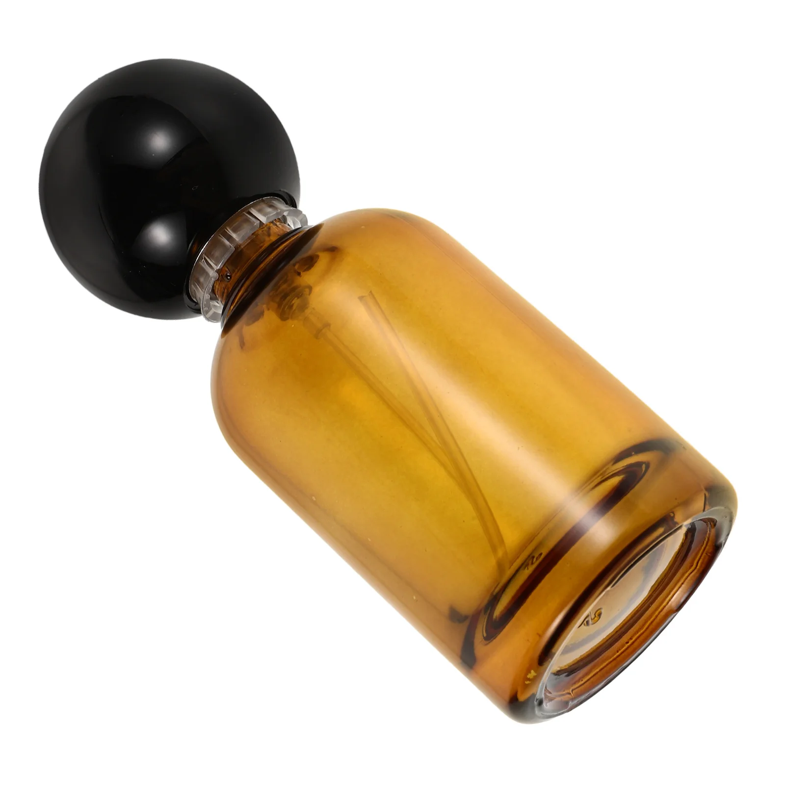 30ml Amber Glass Perfume Bottle Leakproof Portable Travel Mist Spray Mini Makeup Container Essential Oil Flask Empty