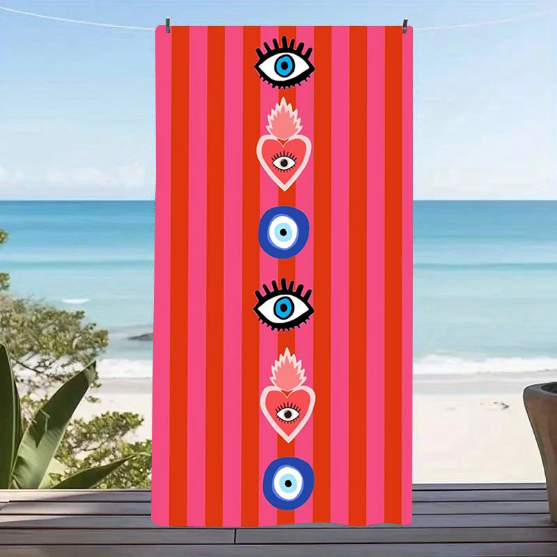 Modern Stripe Banana Fruit Microfiber Beach Towel Oversized Extra Large Aesthetic Black White Pool Blanket for Women Girls her