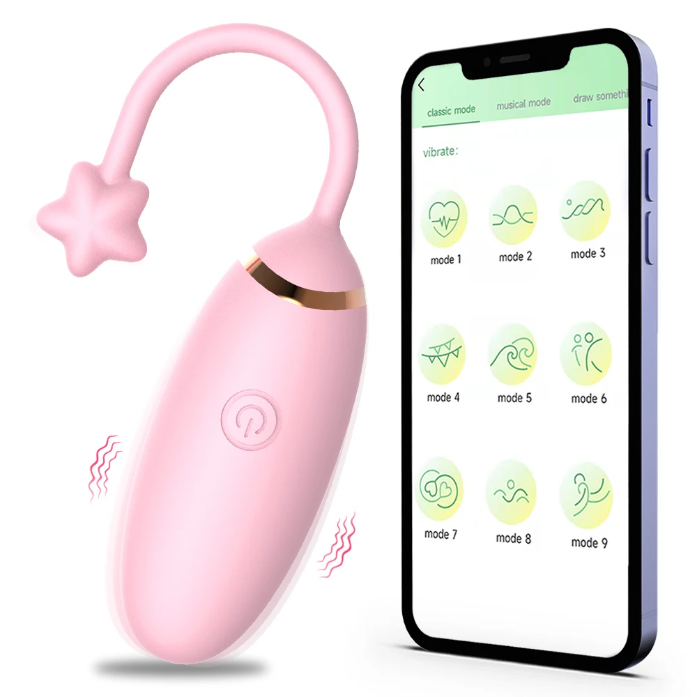 Vibrator For Women APP Wireless Bluetooth G-Spot Vaginal Stimulator Vibrating Egg Massager Wearable Stimulator Sex Toys