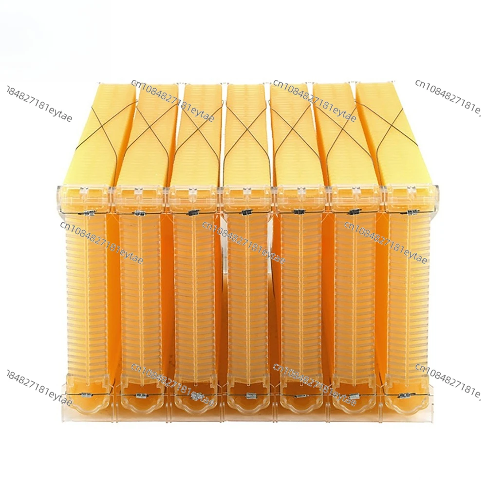 

7 шт., автоматические струящиеся рамы для улья, пластиковые рамы для медового пчелиного улья