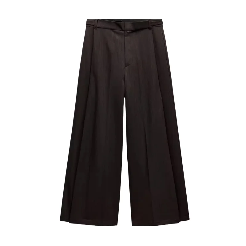 

Women's V-ne Svel Vest Autumn Winter New Arrival Striped Long Pants Button Sle ort Length Faion Versatile 00% ...