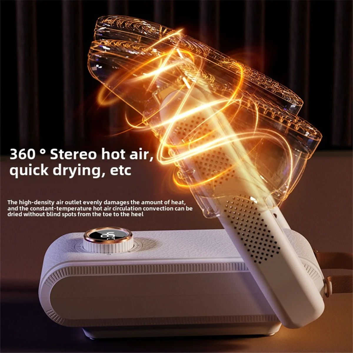 

Foldable Shoe Dryer Boot Dryer with Hot Air Circulation Bad Odor Timing Constant Temperature Shoe Dryer (EU)