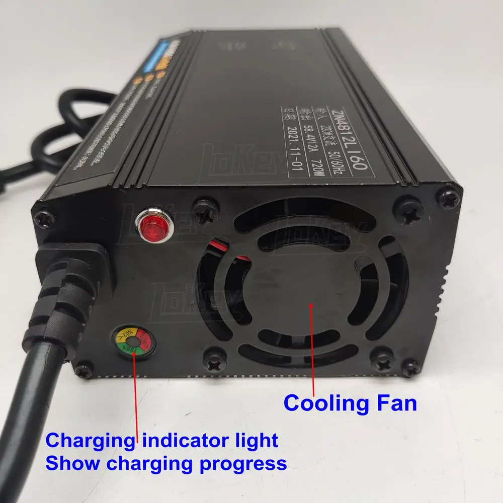 12a carregador para 48v 60v 72v 84v bateria de lítio 13s 54.6v 14s 58.8v 16s 58.4v 67.2v 20s 84v li ion 73v 87.6v lifepo4 bateria