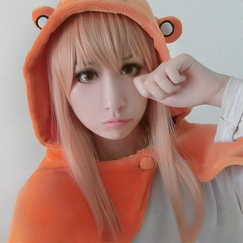 

Парик для косплея Dried Out Girl UMR, кремово-желтый синтетический длинный прямой парик, аниме Coser, милый парик высокого качества для девочек, повседневная вечеринка