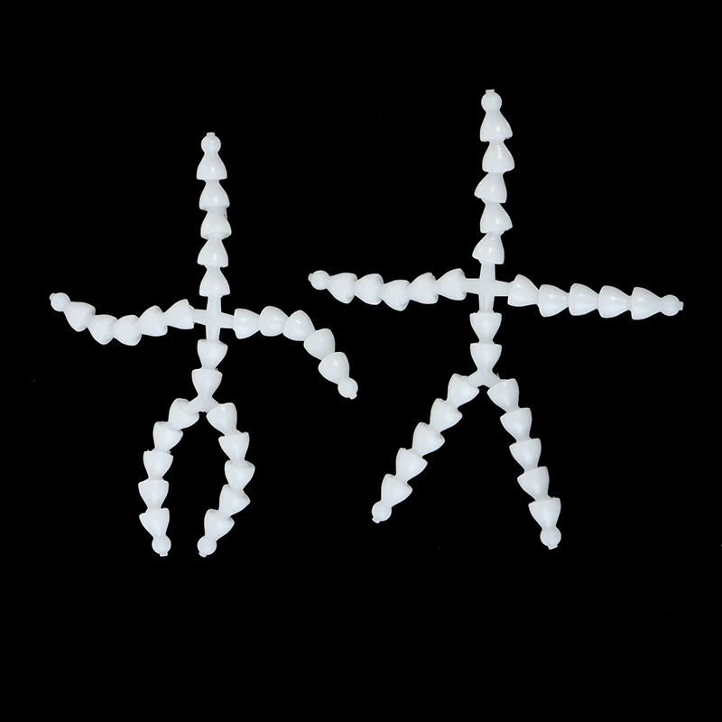 Boneca de pelúcia com esqueleto móvel, boneca DIY com som, 7mm, 10cm, 5pcs