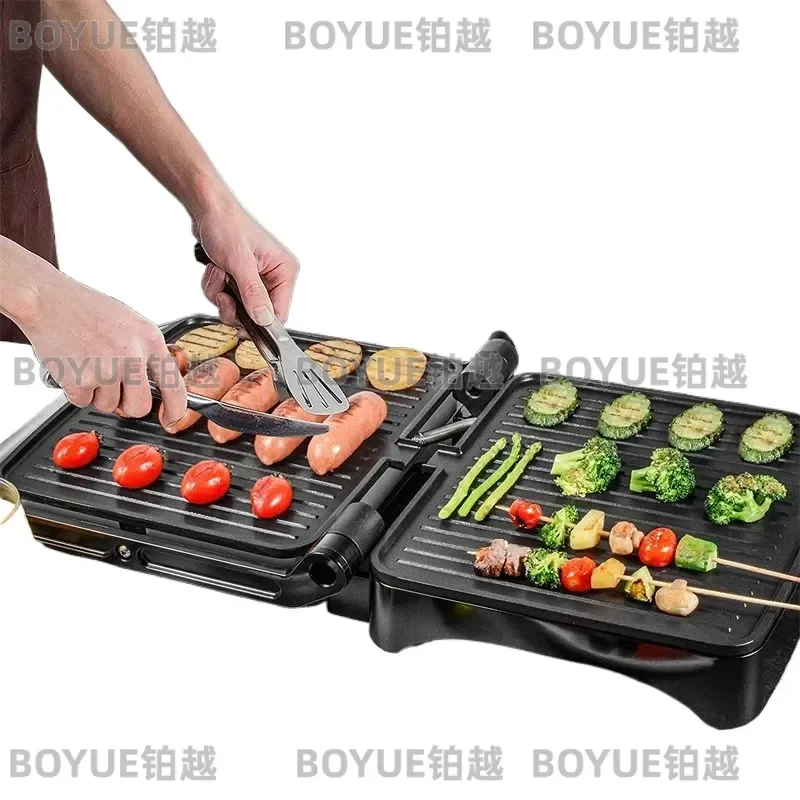 Electric Steak Grill Pan Multi Function Sandwich Maker Panini Press Baking Plate Household Kitchen Appliance for Cooking