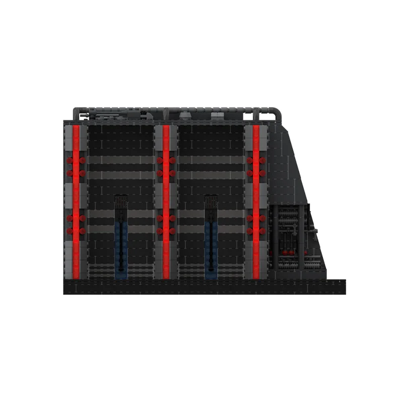 مجموعة بناء SW-LaserGate مكونة من 1736 قطعة، نموذج مخصص للبناء المعياري، مكعبات بناء للأطفال، تصميم إبداعي، لعبة DIY، هدية عيد الميلاد