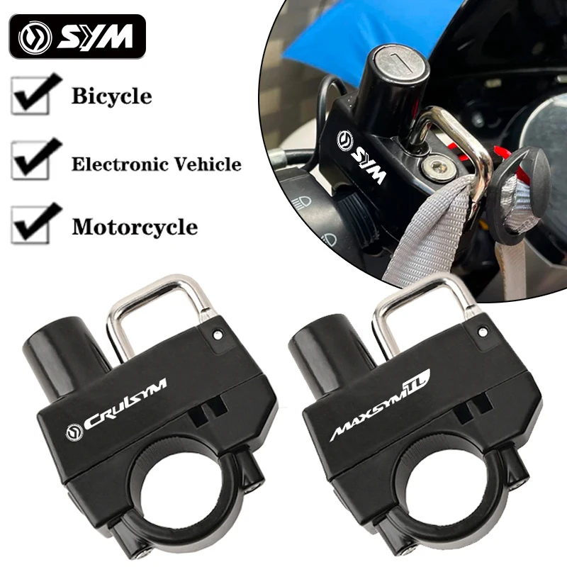 Motorcycle Helmet Lock Anti-Theft For SYM JOYMAX Z 125/250/300 MAXSYM 400i 600i TL500 CRUiSYM 300 GTS 300i T2 T3 Joyride 200