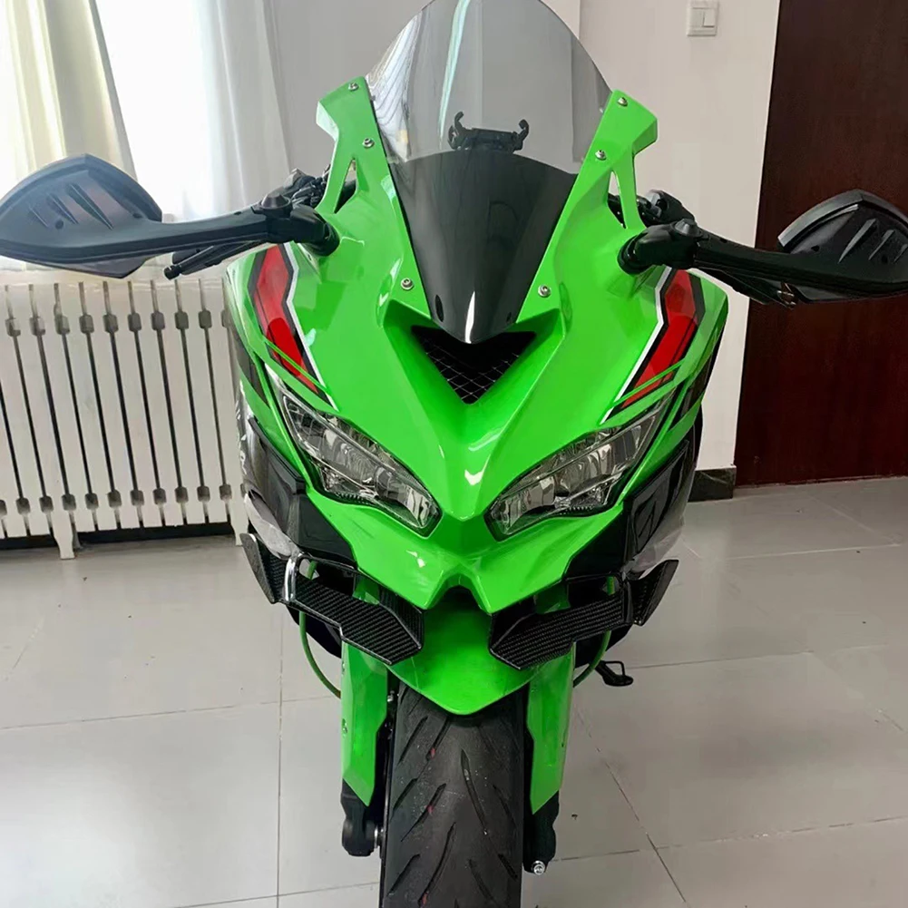 Zestawy owiewki przedniej motocykla skrzydełka pneumatyczne osłona spoilera na skrzydło kompatybilne z KAWASAKI ZX4R ZX25R 2022-2024