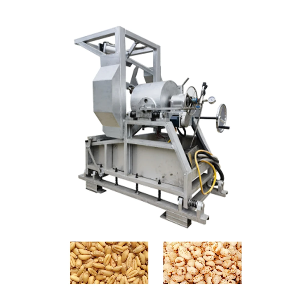 Industrial High Quality Industrial Cheap Popcorn Machines/Air flow puffing machine