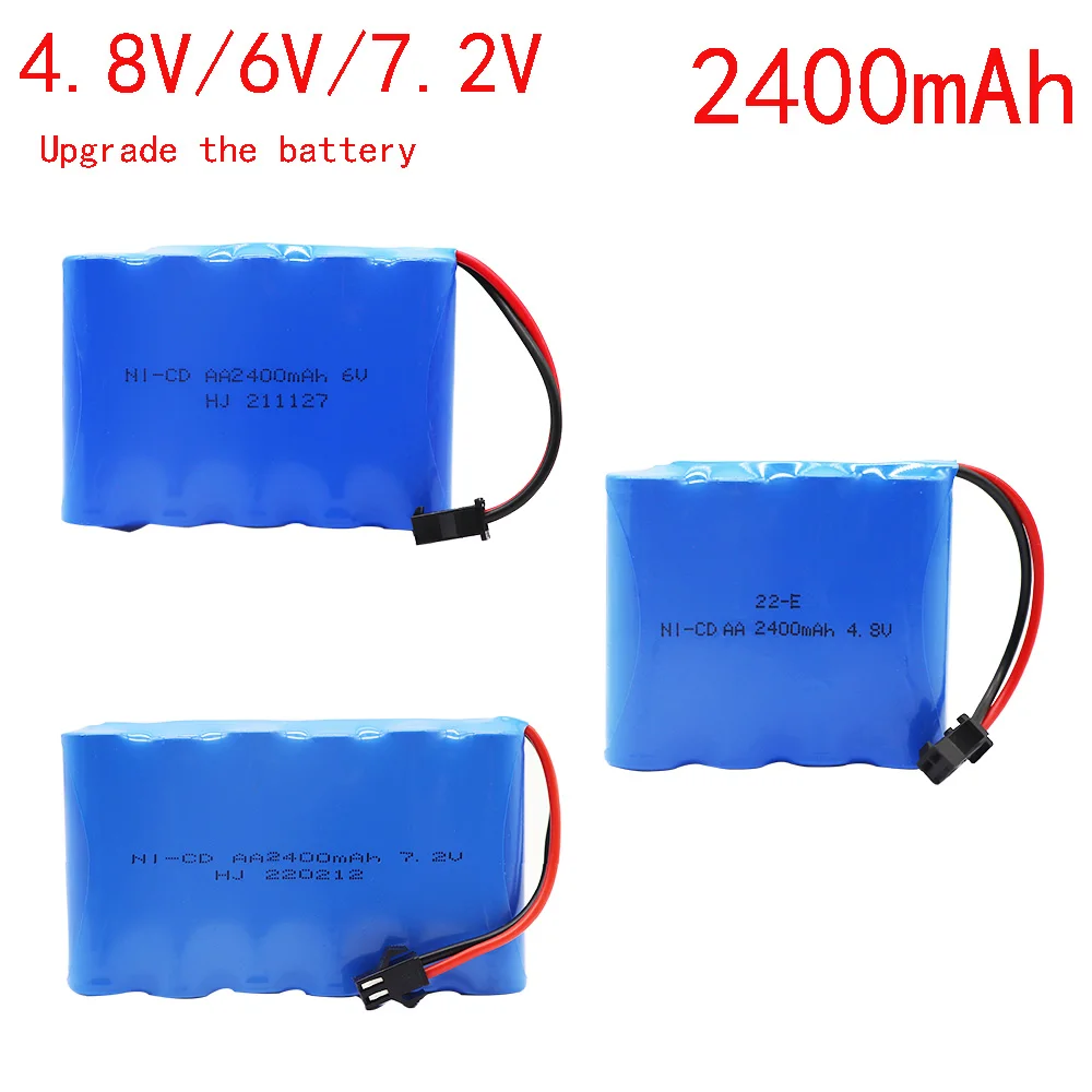 

4.8V/6V./7.2V Ni-CD Battery Rechargeable Battery AA Battery Pack Used for Toy Car Dump Truck Four-wheel Drive Alloy Climbing Car