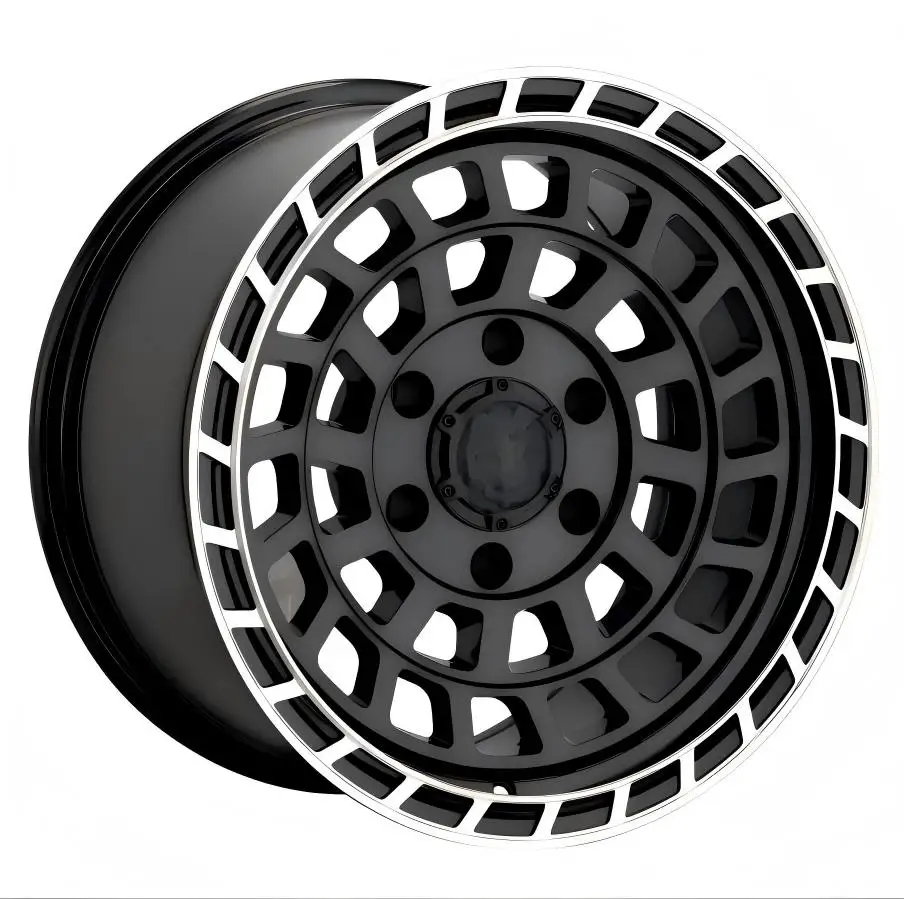 

High end private customization 17 Inch 8J Black Concave Wheel Rim 5x127 5x139.7 PCD Off Road Rim