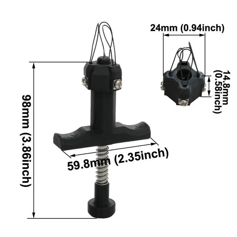 ABKN-프로펠러 풀러 제거 도구 교체용 이젝터 핀 포함 RC FPV 드론 Betafpv Air65 75 1세트