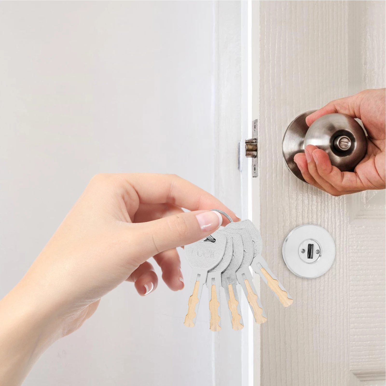 

Durable Lock Cylinder Replacement for Door Key Storage Unit Desk Drawer Barrel Single Cylinder Security Garage Filing Cabinet