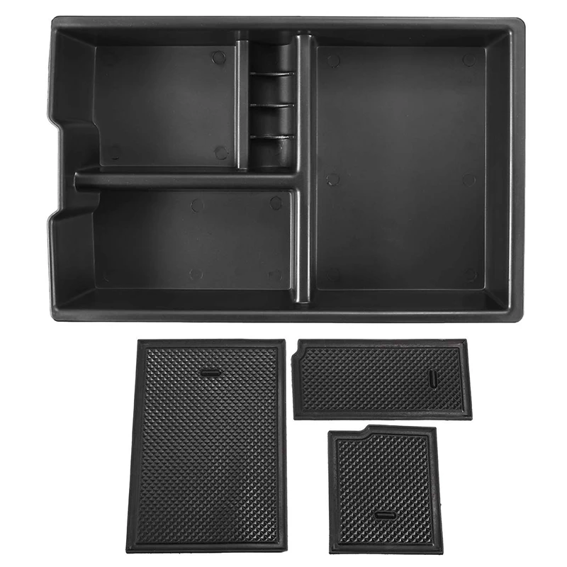 Front Center Console Insert Organizer Armrest Tray Box Divider Storage Box For Dodge Ram 1500 2009 2010 2011 2012 2013 2014-2017