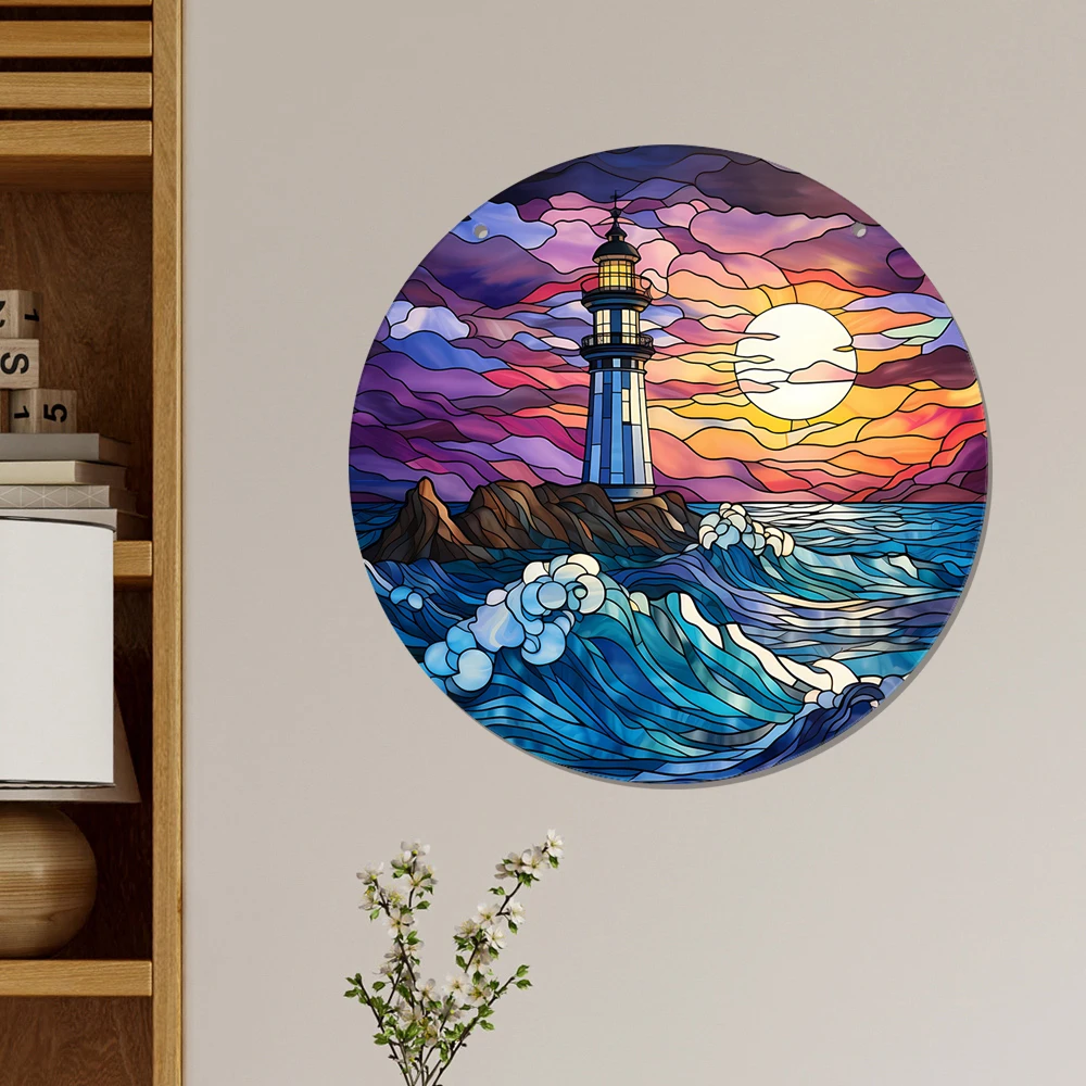 

Настенная круглая вывеска на окно, 20 см, 1 шт.