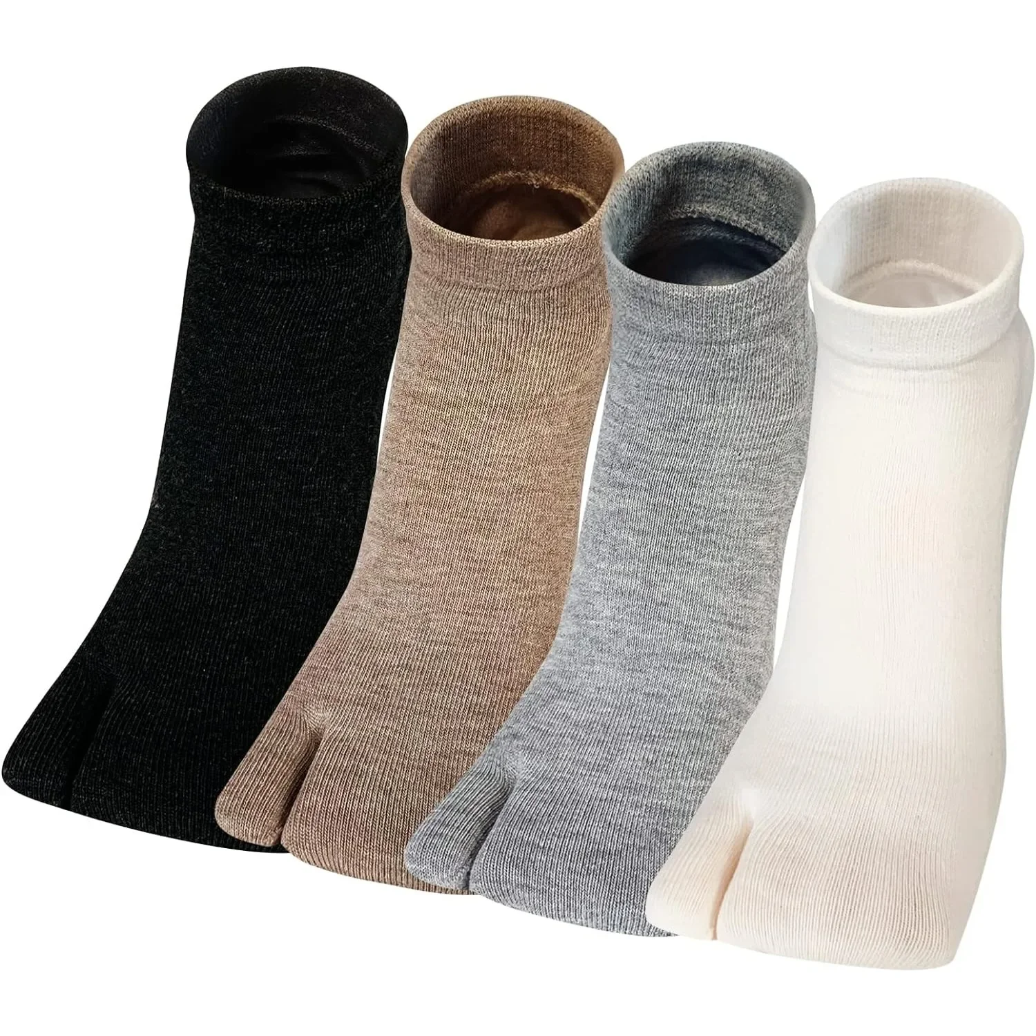 

Fashion Japanese Style Tabi Toe Socks for Men Women Summer Fiber Two Finger Socks Kimono Flip Flop Sandal Split Tabi Toe Sock