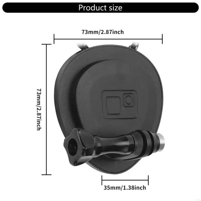 Montaje cuello accesorio magnético rápido para acción 5 BASE ANISLIP BASE SOPORTE MAGNETICO MAGNOCHE CON ELLA