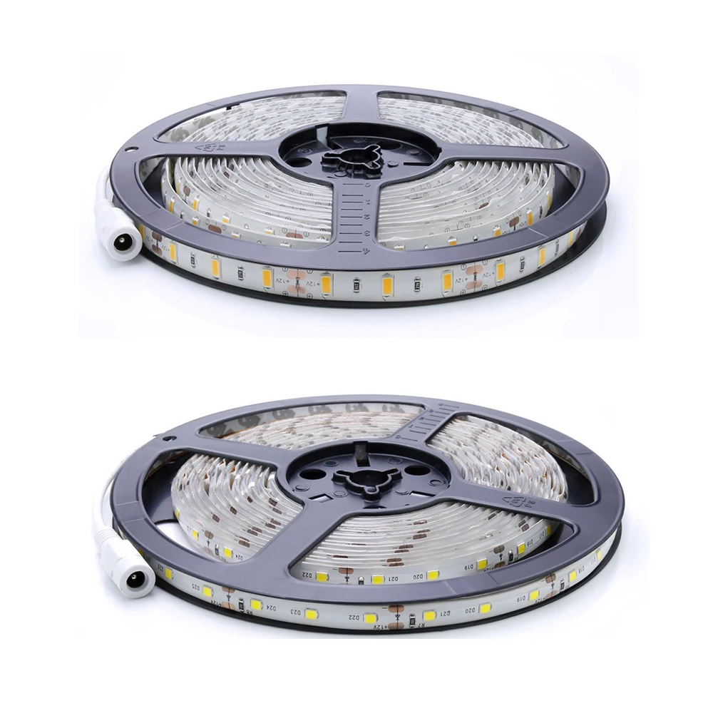 Promotion! Flexible 5M DC 12V 36W SMD 2835x300 Leds IP20 Warm White(3000K) LED Strip Band Lights