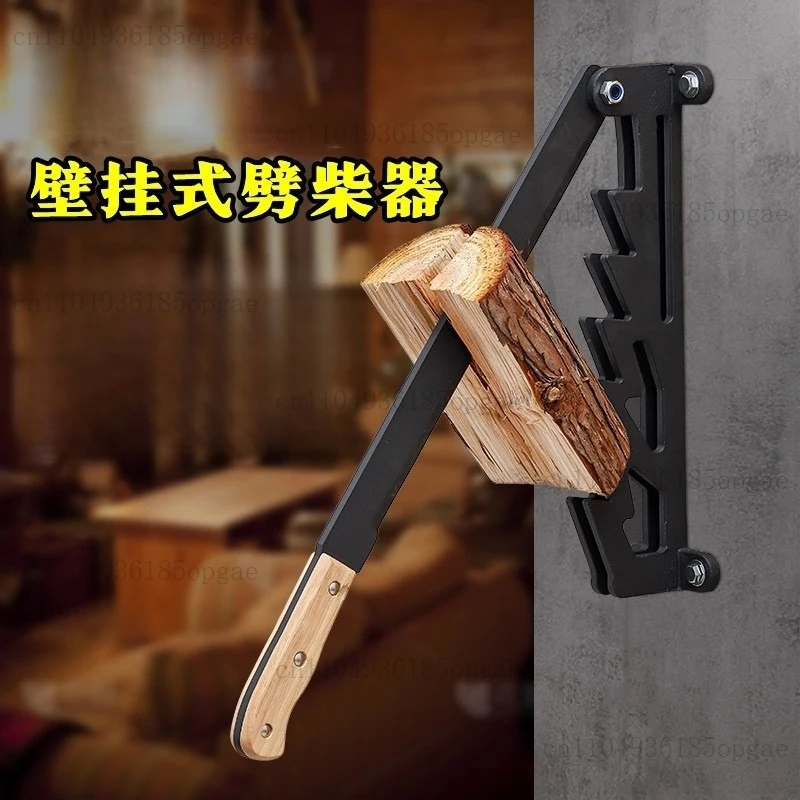 

Настенный ручной сепаратор для дров с ручкой для резки древесины