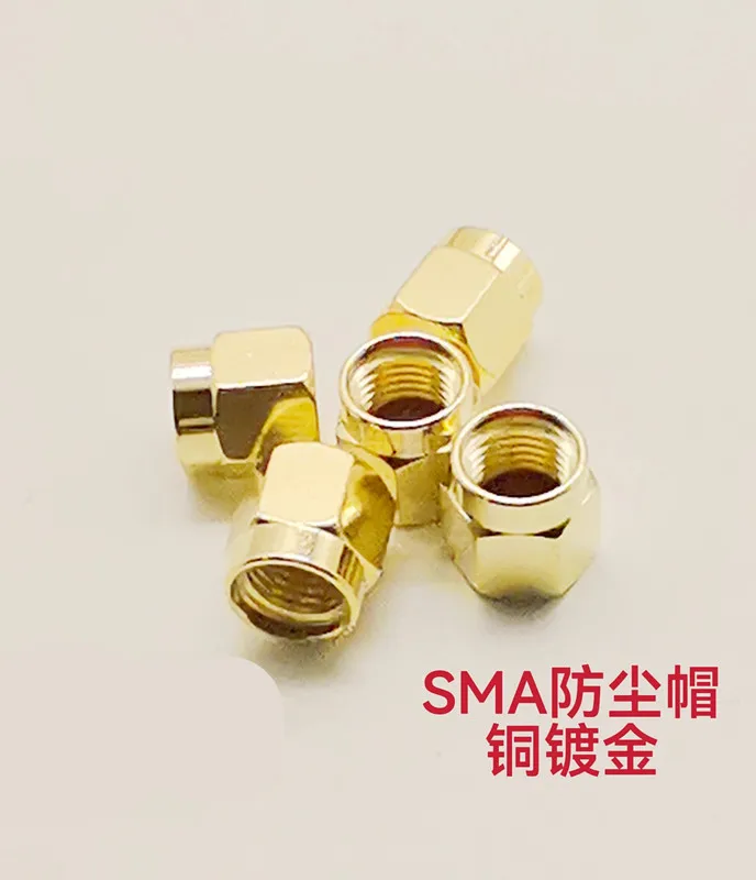 1pcs RF coaxial connectors: SMA male connector, SMA dust cap, SMA sealing plug, SMA female socket