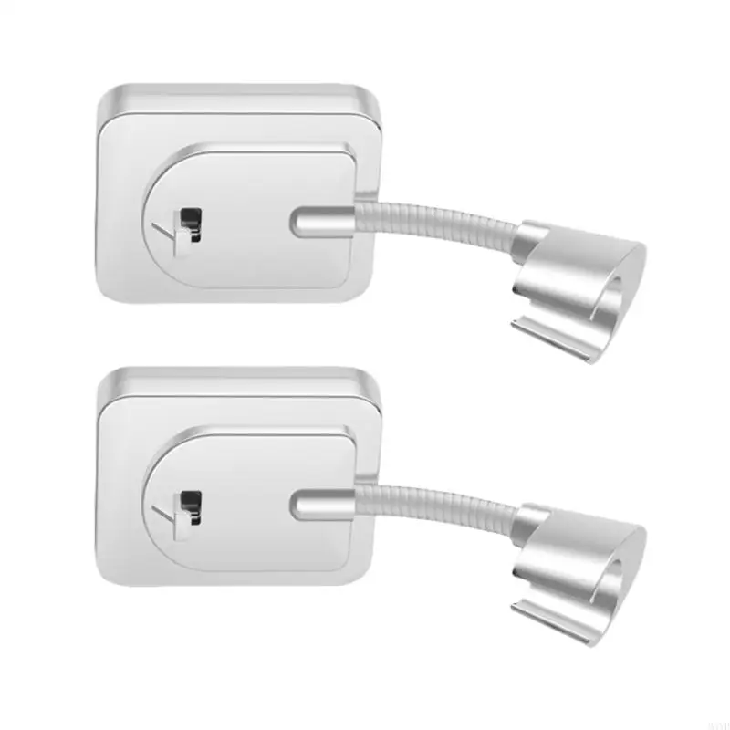 

2pcs Регулируемые кронштейны для душа с сильным всасыванием для ежедневного использования M4YD