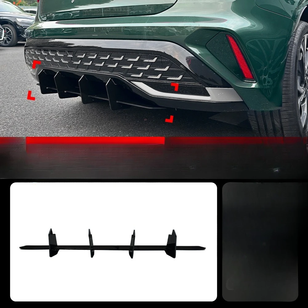 

Подходит для 2024 + Audi A3 8Y Sline Hatchback, задняя губа, хвостовая губа, модификация спойлера заднего лопасти