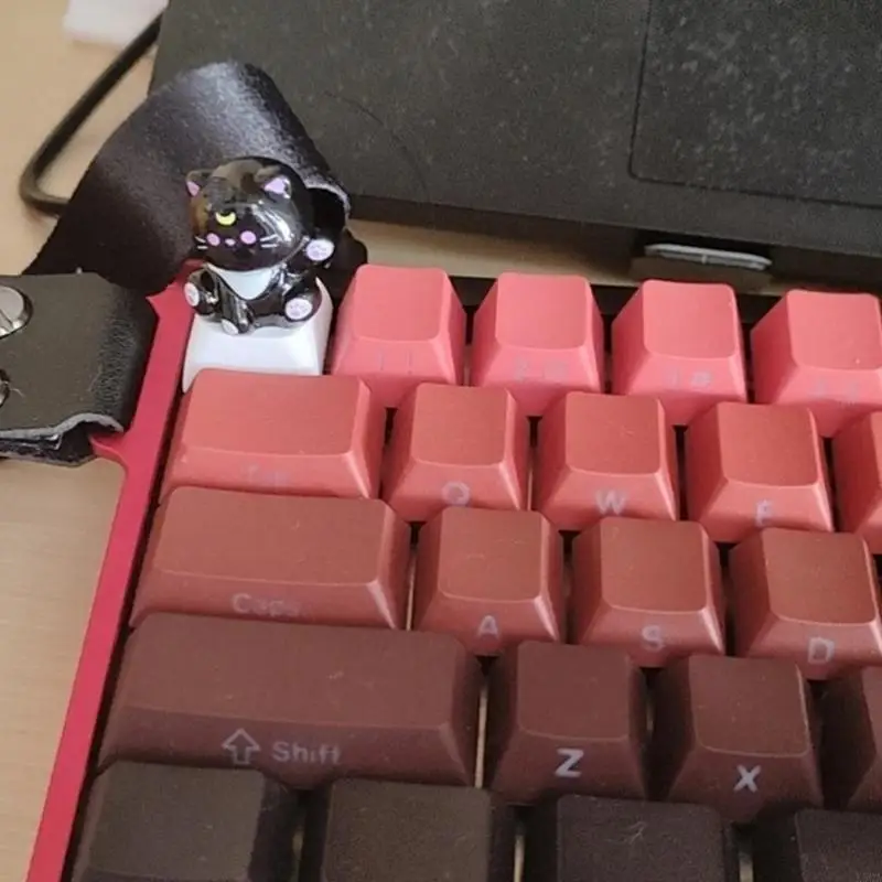 Cartoon Cats Head Original 3D Sculpted Keycap ESC Keycap for Crosses Axises Keyboards Customization Lovers 