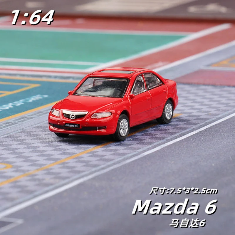 JKM 1:64 Mazda6 2008 Alloy Car Diecasts & Toy Vehicles Car Model Miniature Scale Model Car For Children