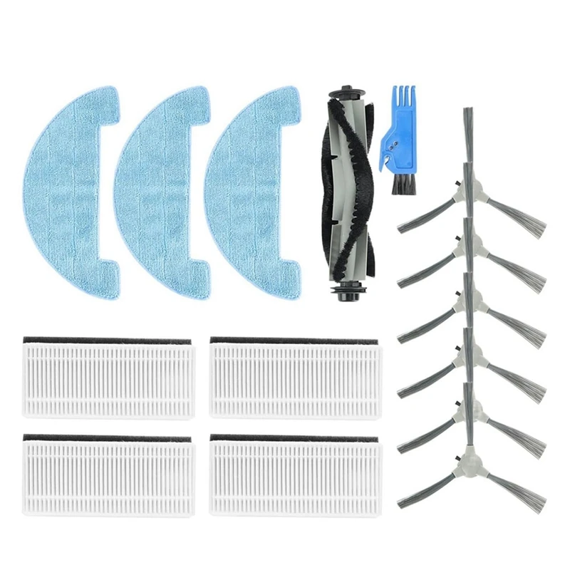 Staubsauger Ersatz der Seitenbürste Filter Roller Pinsel Lappen Ersatzteile Ersatzzubehör für Bagotte Bg750