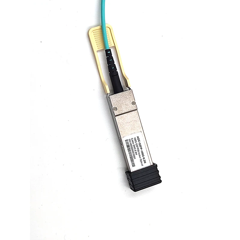 100G QSFP28 actieve optische kabel (AOC) - OM3 multimode, 0,2 M tot 100 M aangepaste lengtes, snelle gegevensoverdracht