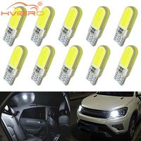 10X T10 W5W Red COB Silicagel Waterproof 194 501 Wedge Led Car Marker Light Reading Dome Lamp Auto Parking Bulbs for Lada DC 12V