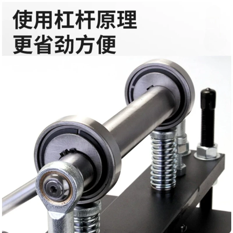 Heavy-Duty Leather Cutting Machine · Embossing Plate Die Cutter · Dual Guide Shafts Die Cut Machine For Multiple Materials