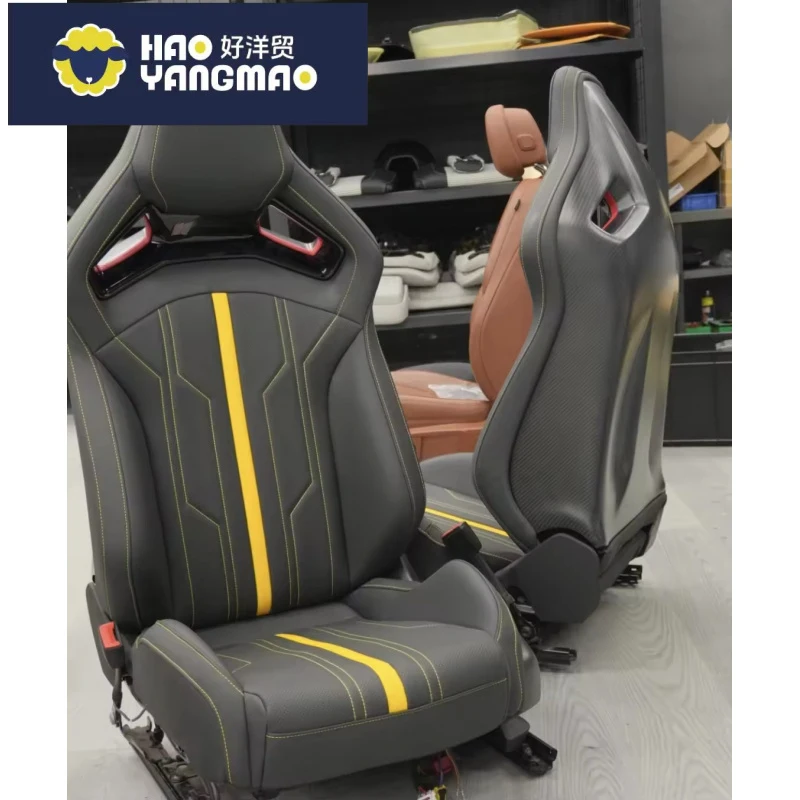 Suitable for A3 A4 A5 A6 A7 A8 Q3 Q5 Q7 Bucket Seat All Audi to RS Car Accessories Racing Sports Seats Custom Leather Design