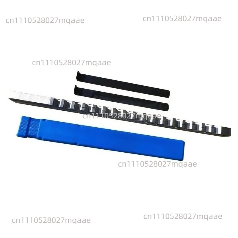 12mm D Push-Type Keyway Broach Metric Size HSS High Speed Steel  & 2 Shim for  Router Metalworking Tool Metal Cutter