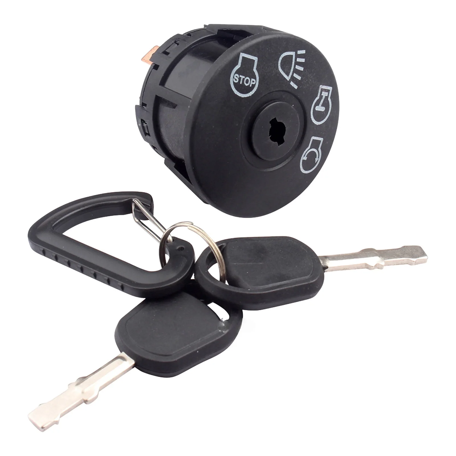 Interruptor de Encendido con 2 Llaves para Murray 94762 94762MA Craftsman John Deere GY20074 725-1741 Accesorios para Cortacésped