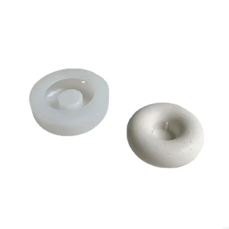 

37JB Donut Holder Molds Silicone Candlestick Molds for DIY Jewelry