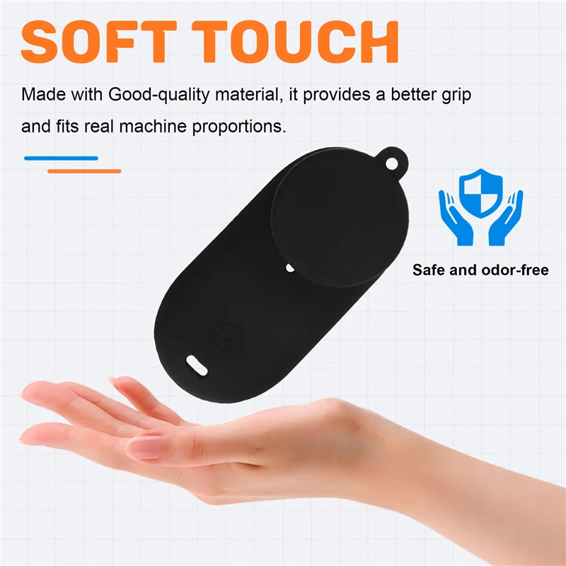 Funda protectora de silicona Y19A para Insta360 GO 3, Protector suave para accesorios Insta360 GO3