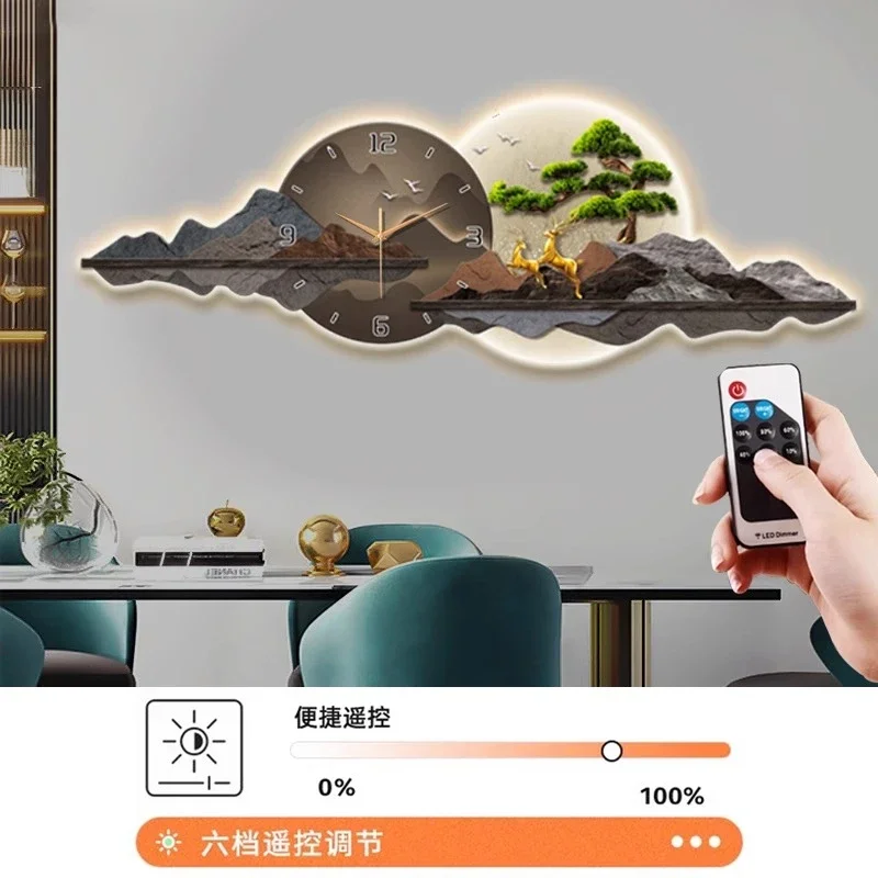 Kitchen wall clock Interior wall clock Decoration bedroom living room decorations digital things for room design mechanis modern