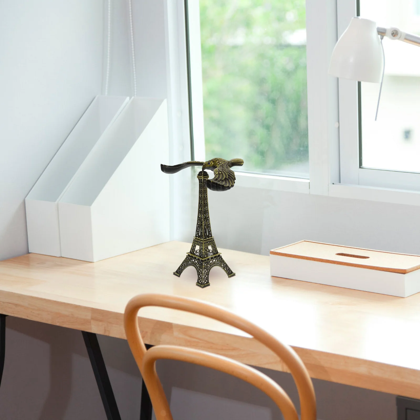 Balancing Eagle Tower Eiffel Balance Home Decoration Office Bird Statue Ornament Decorate Model